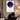 Custom photo star map print, a circular night sky with your photo set in a heart, framed, light background — personalized night sky charted by date and location