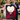 Custom photo star map print, a heart-shaped night sky with your photo set in a second heart, unframed, dark background — personalized night sky charted by date and location — museum-quality fine-art print made to order in the USA