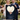 Custom photo star map print, a heart-shaped night sky with your photo set in a second heart, framed, dark background — personalized night sky charted by date and location — a romantic gift for the night you met