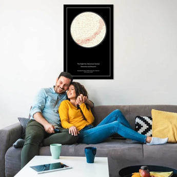 Infinite Night Star Map – personalized night sky print | custom anniversary gift