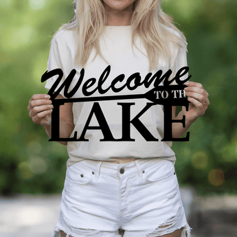Lake Metal Sign - Custom Keepsake Gifts