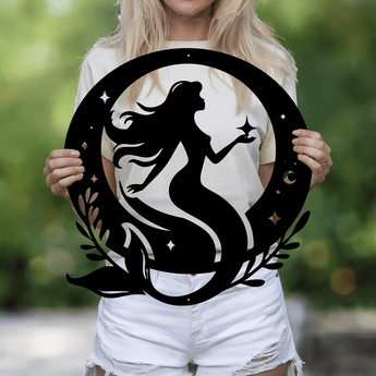 Personalized Mermaid Metal Sign