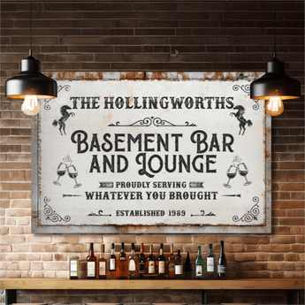 bar canvas personalized gift with message card jewelry gift box romantic keepsake