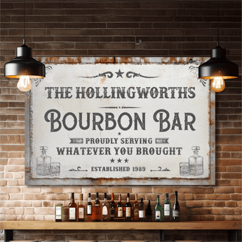 bar canvas personalized gift with message card jewelry gift box romantic keepsake