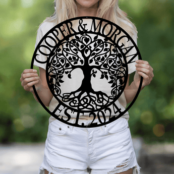 tree of life - name personalized gift with message card jewelry gift box romantic keepsake