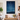 Personalized Starry Night dog memorial framed poster on a wall — a night-sky remembrance design with your pet's name and dates