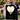 Custom photo star map print, a heart-shaped night sky with your photo set in a second heart, framed, dark background — personalized night sky charted by date and location