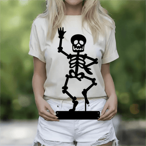 Hanging Skeletons Metal Sign