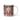 Personalized Santa Christmas mug design close-up on white