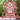 Personalized bulldog metal sign in red, with the family name cut into a bone-shaped banner beneath the bulldog